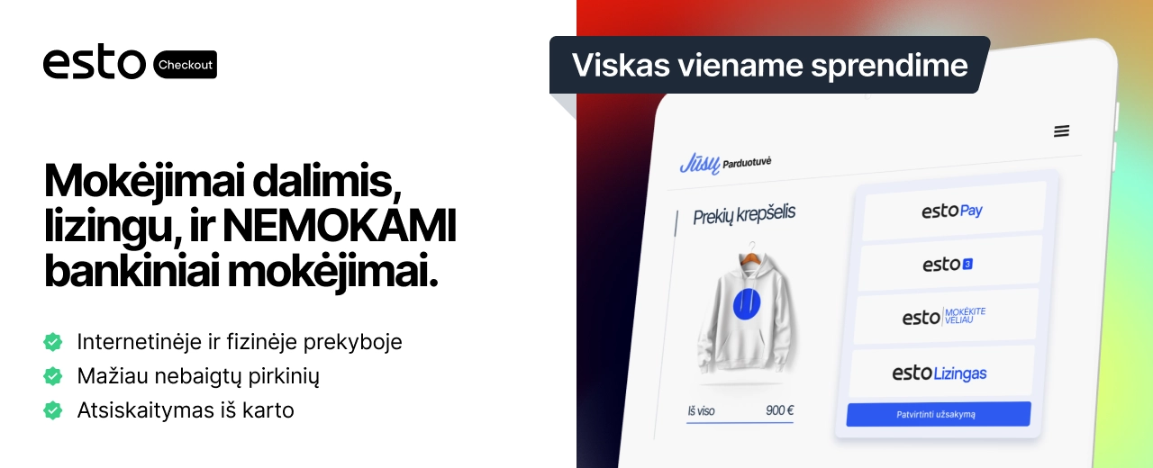 Kāpēc globālajiem e-komercijas gigantiem būtu jādod priekšroka vietējiem Baltijas risinājumiem, piemēram, ESTO